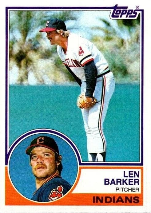 Len Barker trading card