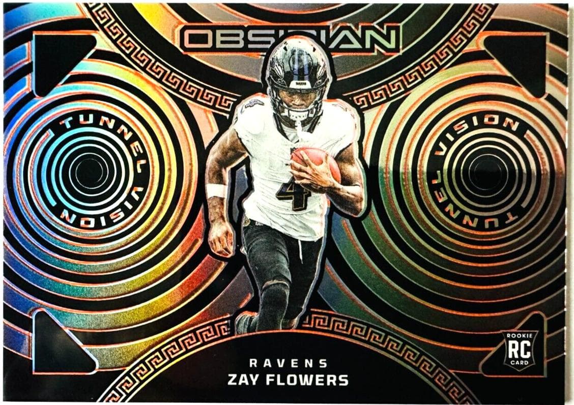 Zay Flowers 2023 panini Panini Obsidian