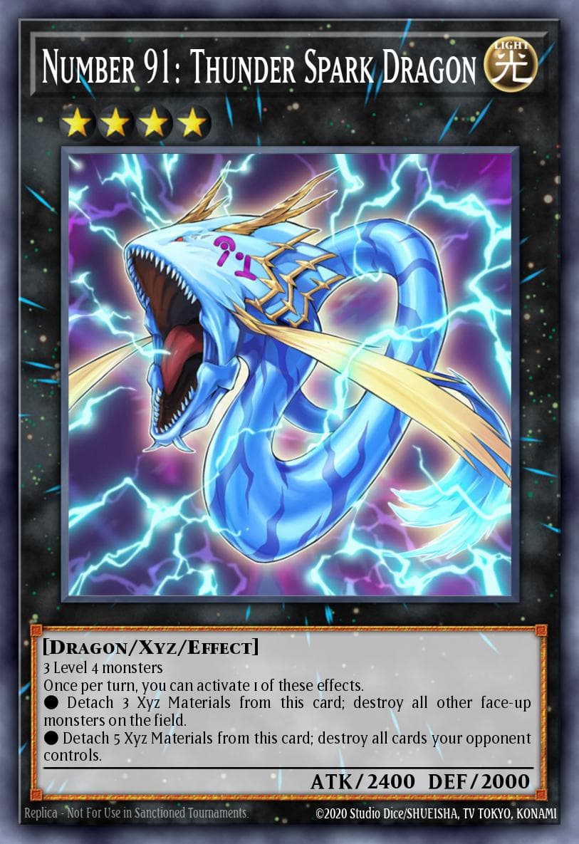 Number 91: Thunder Spark Dragon 2012 Yu-Gi-Oh!