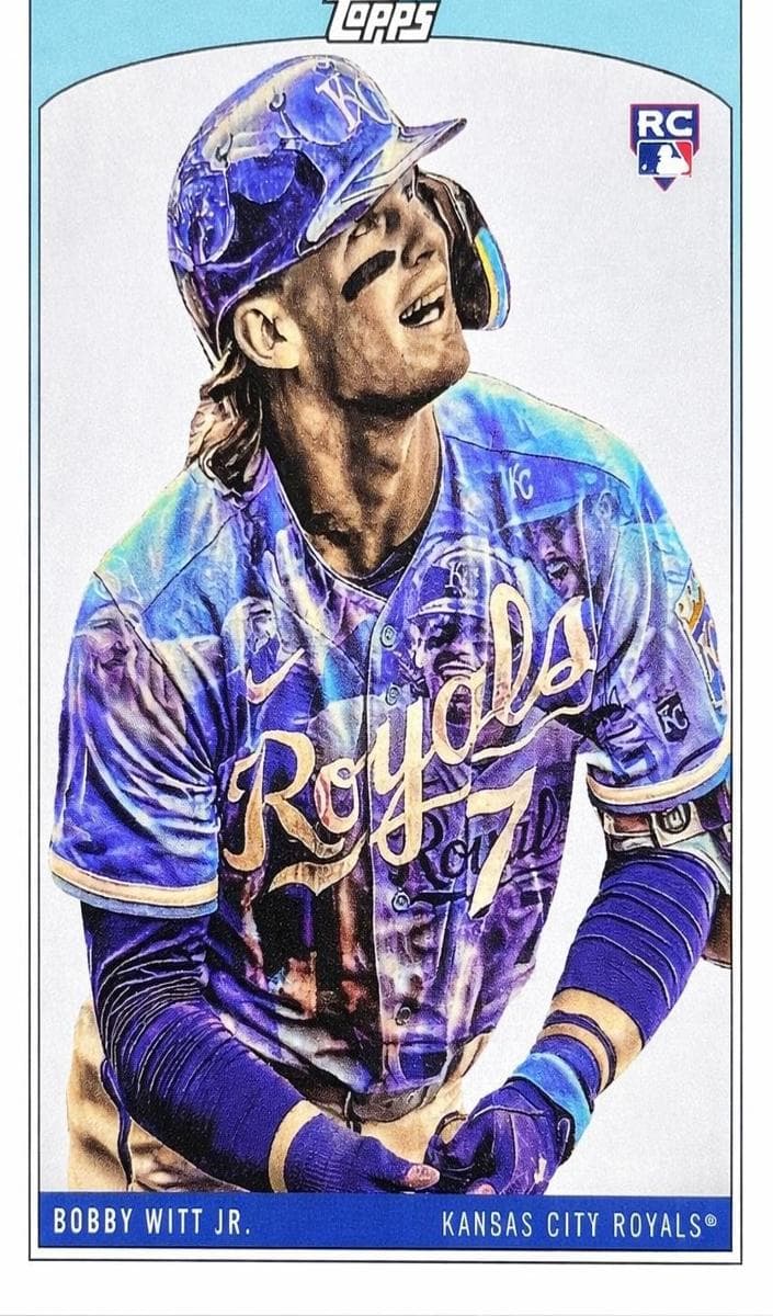 Bobby Witt Jr. 2022 topps X Lauren Taylor
