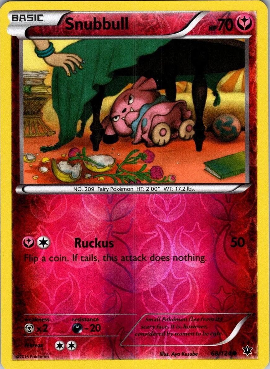 Snubbull trading card