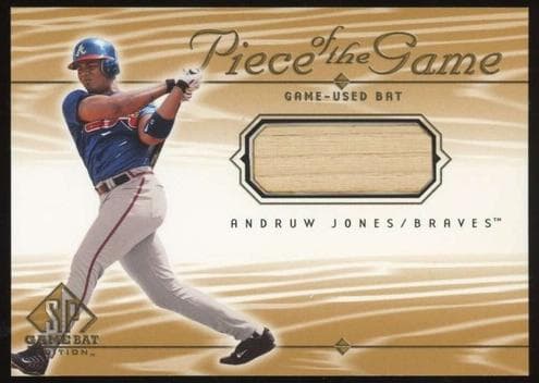 Andruw Jones 2001 unknown SP Game Bat Edition