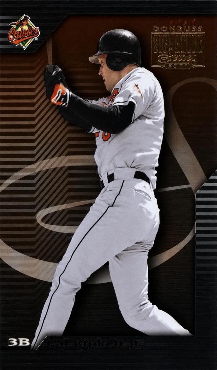 Cal Ripken Jr 2001 panini Donruss Signature