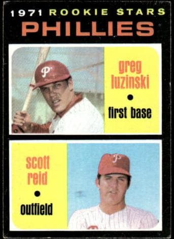 Phillies 1971 Rookie Stars (Greg Luzinski / Scott Reid) #439