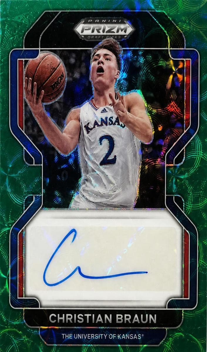 Christian Braun 2022 panini Panini Prizm Draft Picks