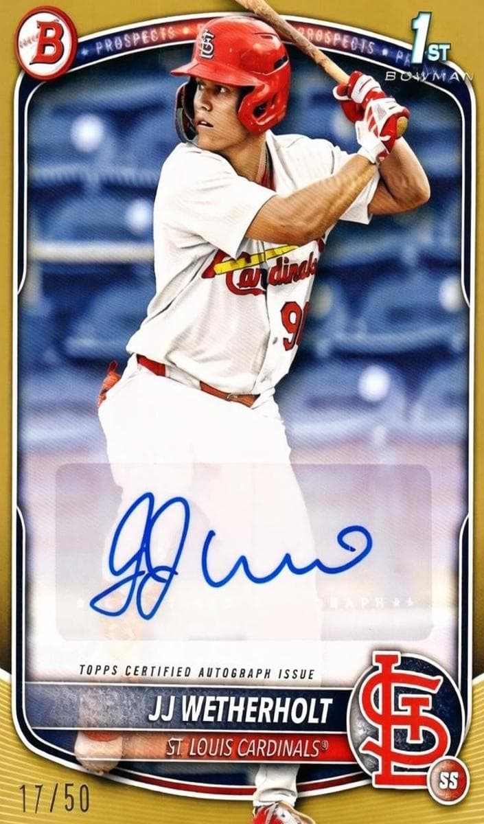 JJ Wetherholt 2025 bowman Bowman