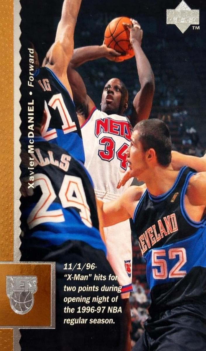 Xavier McDaniel 1996 upper-deck Upper Deck