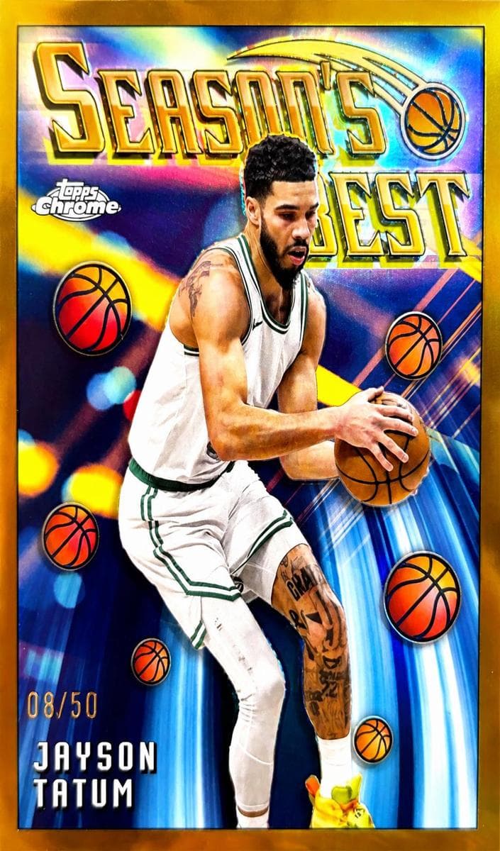 Jayson Tatum 2023 topps Topps Chrome
