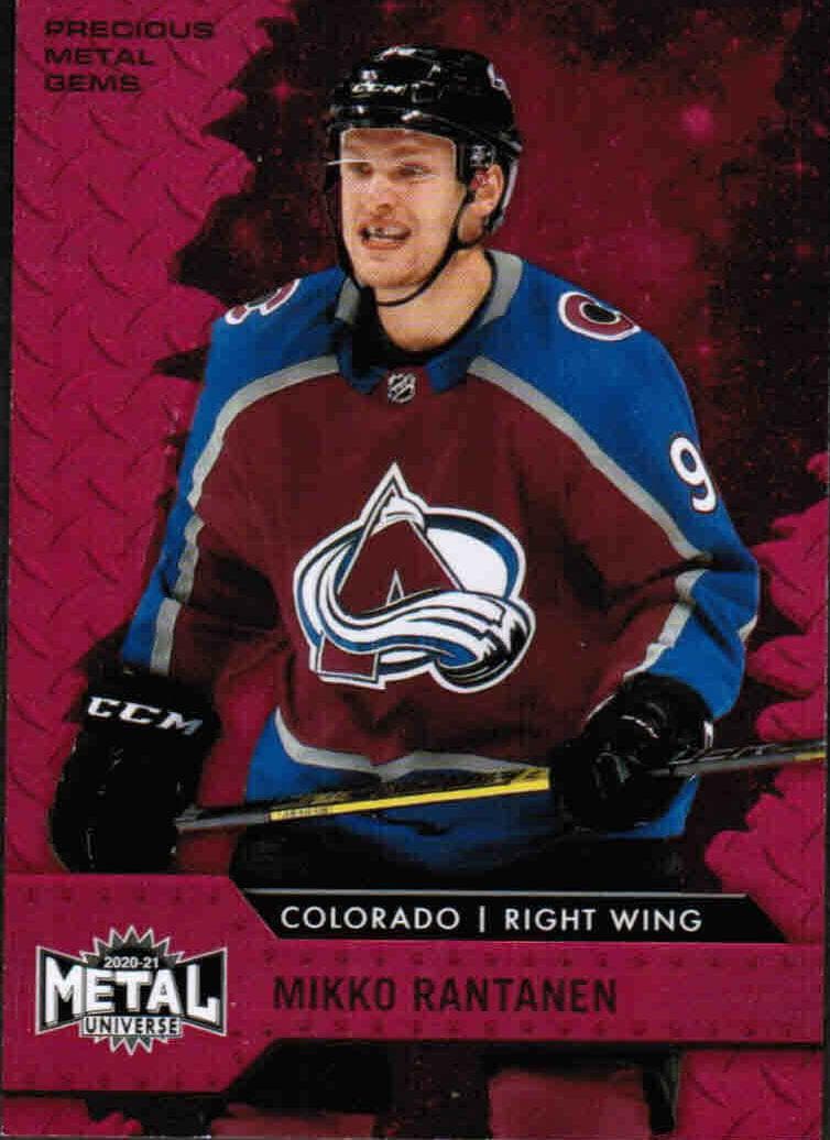 Mikko Rantanen 2020 fleer SkyBox Metal Universe