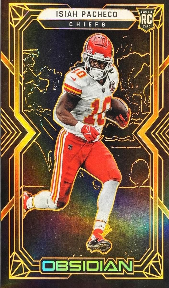 Isiah Pacheco 2022 panini Panini Obsidian