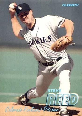 Steve Reed 1997 fleer Fleer