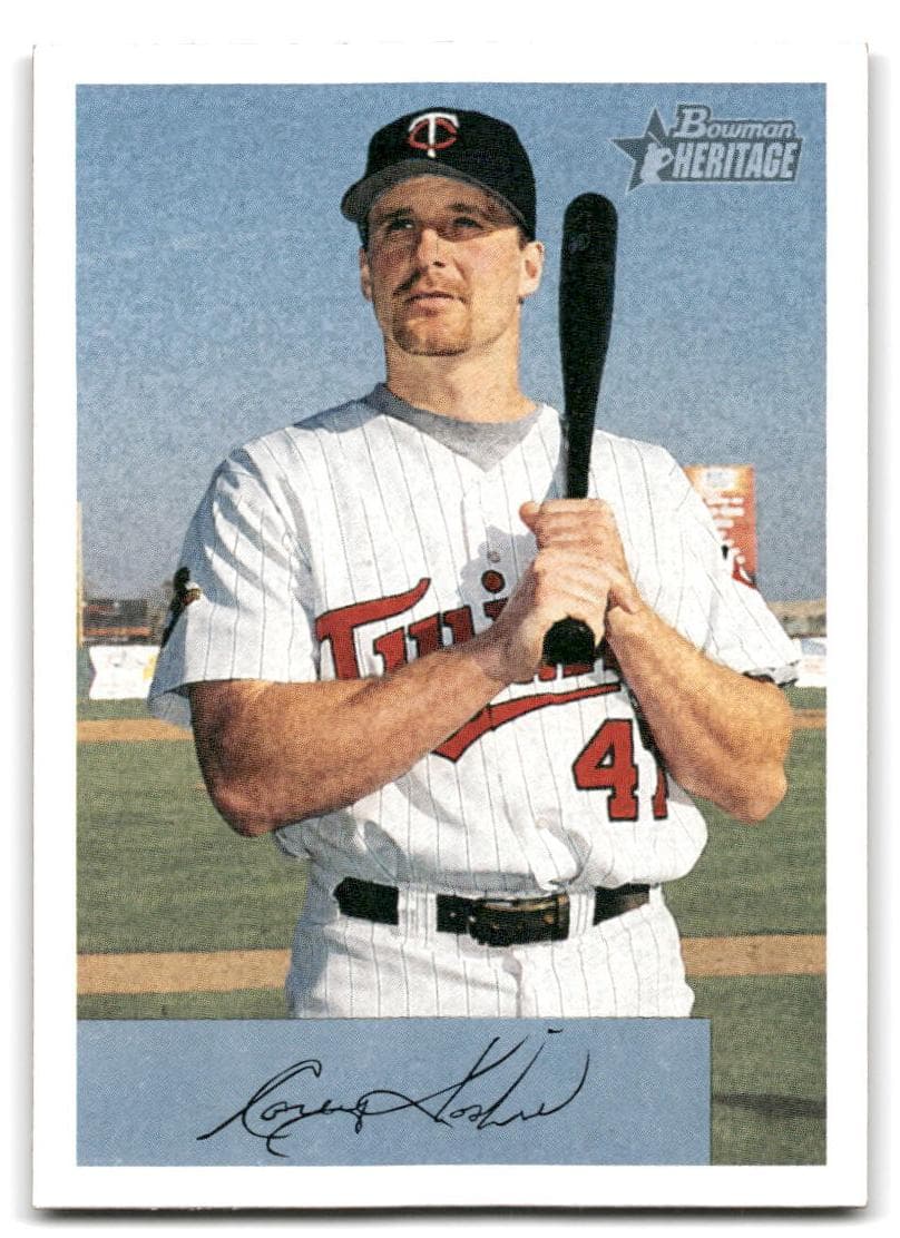 Corey Koskie 2002 bowman Bowman Heritage