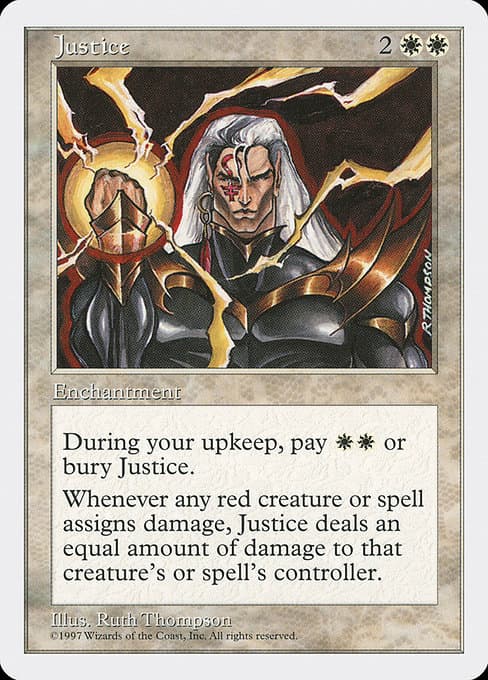 Justice 1997 Magic: The Gathering
