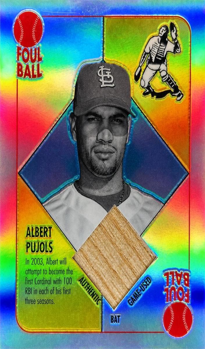 Albert Pujols 2003 topps Topps Chrome