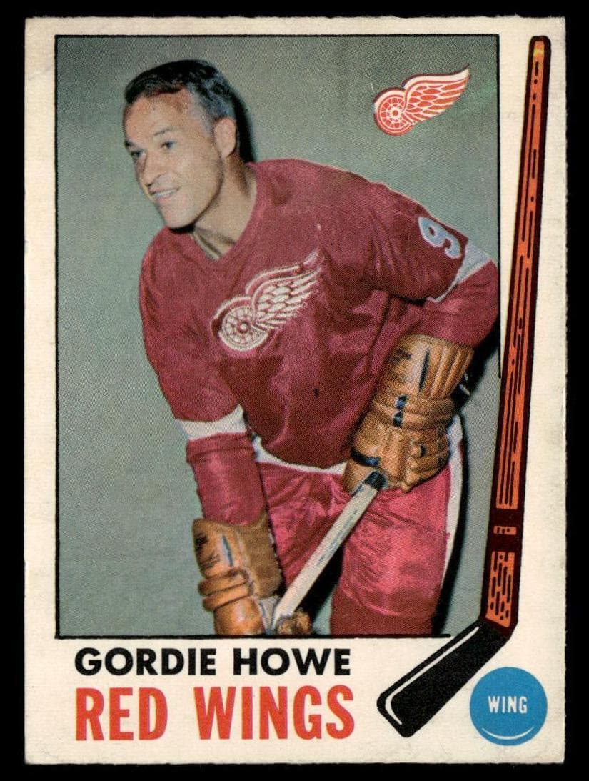 Gordie Howe 1969 topps O-Pee-Chee