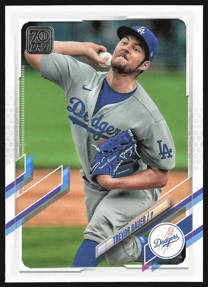 Trevor Bauer 2021 topps Topps