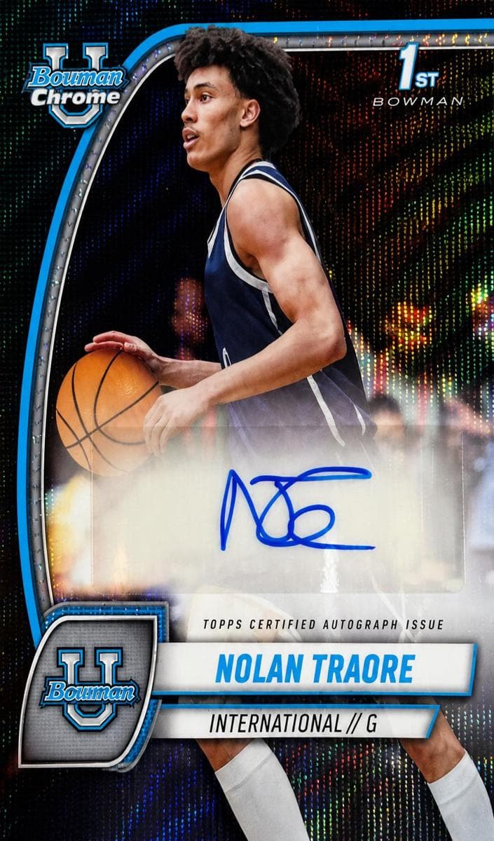 Nolan Traore 2024 bowman Bowman University Chrome