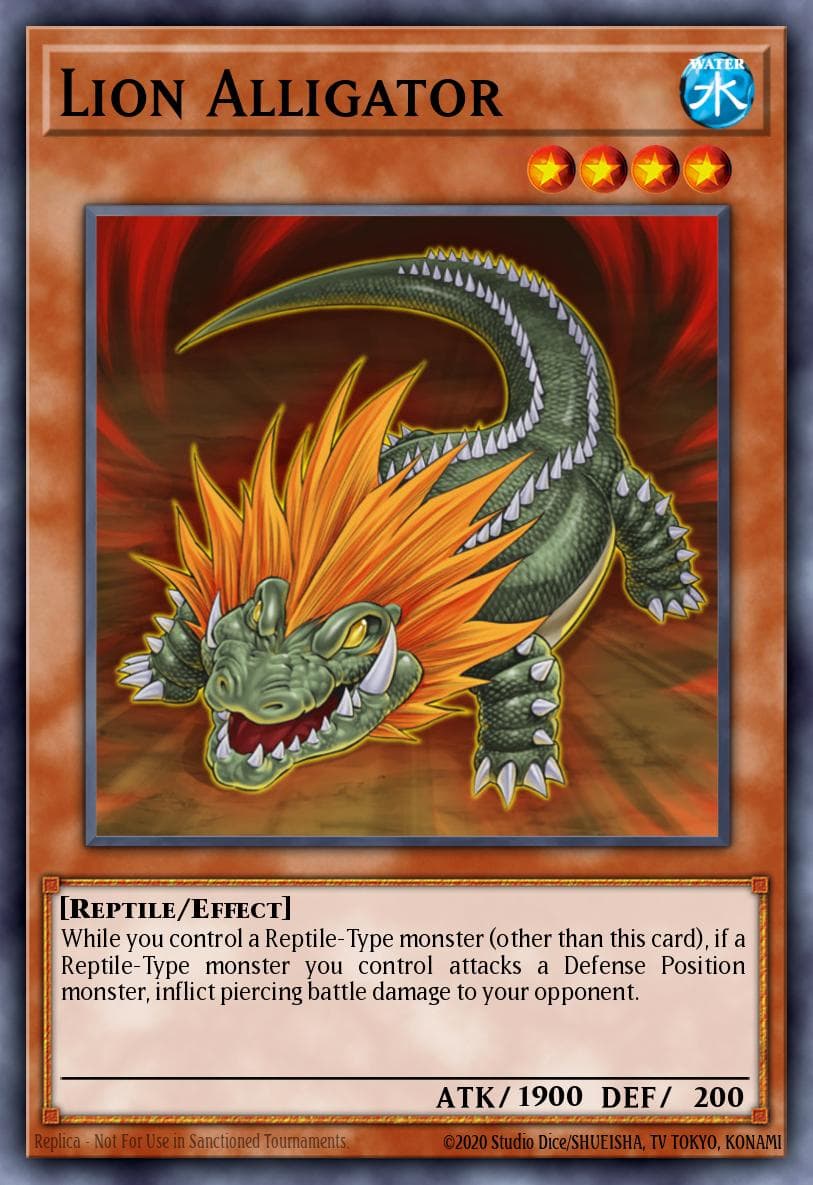 Lion Alligator 2011 Yu-Gi-Oh!