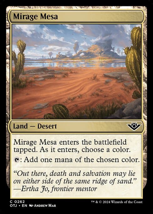Mirage Mesa 2024 Magic: The Gathering Outlaws of Thunder Junction