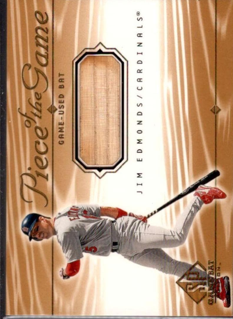 Jim Edmonds 2001 unknown SP Game Bat Edition