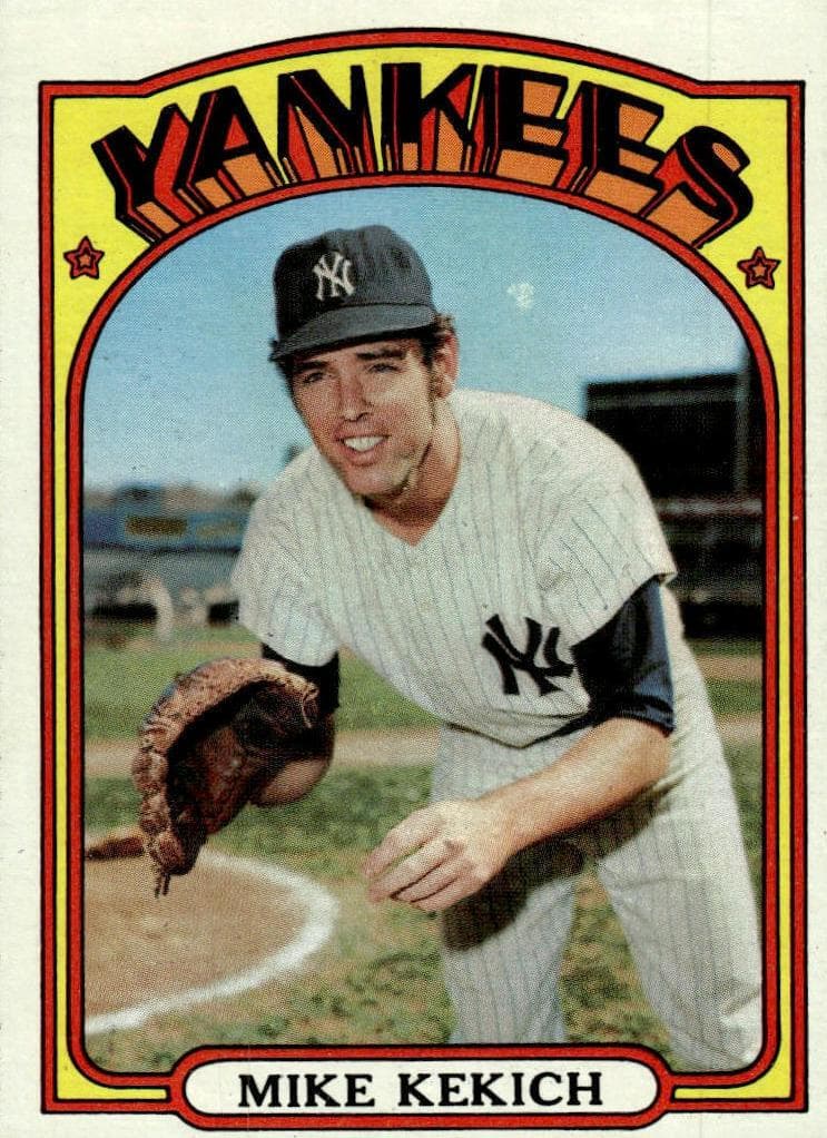 Mike Kekich 1972 topps Topps