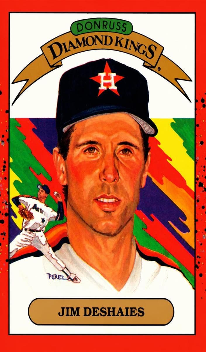 Jim Deshaies 1990 panini Donruss