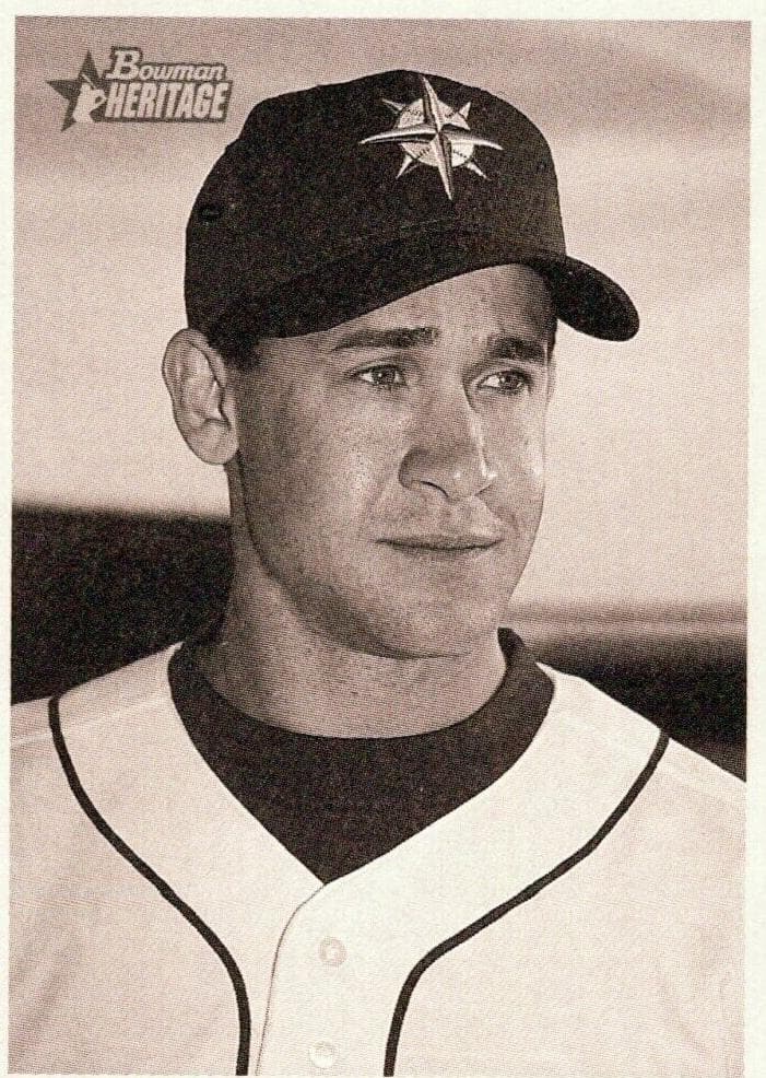 Bret Boone 2001 bowman Bowman Heritage
