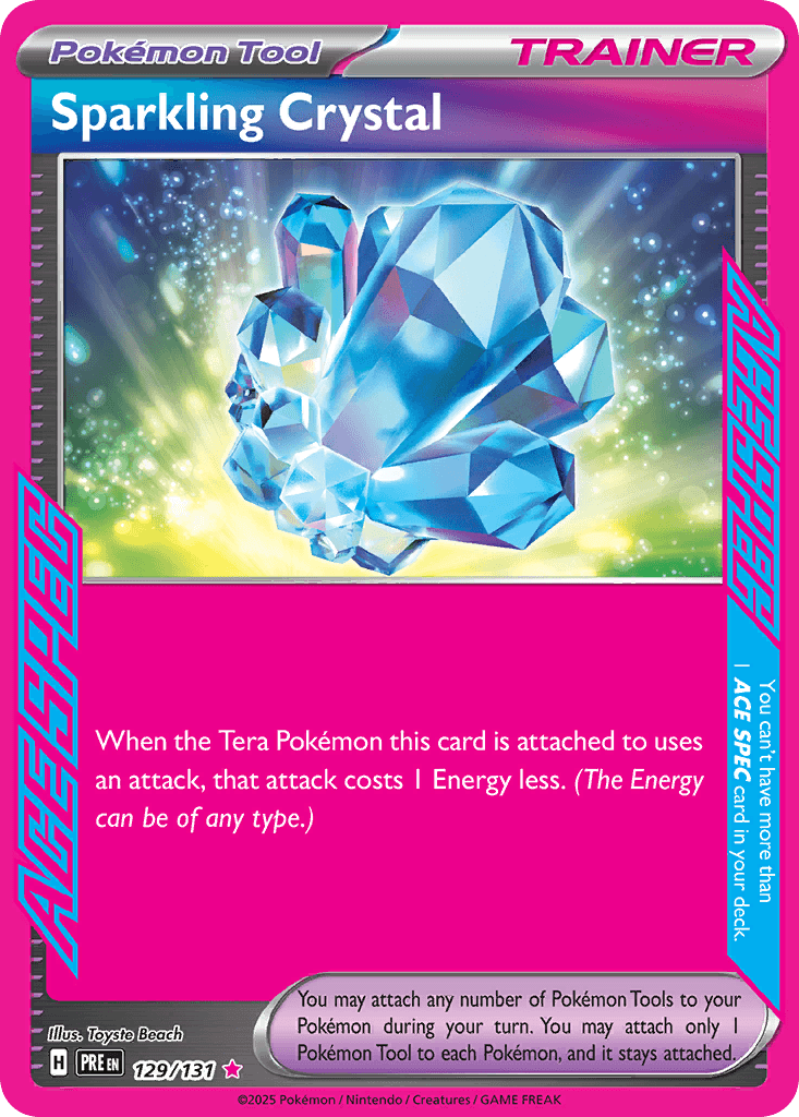Sparkling Crystal Pokemon