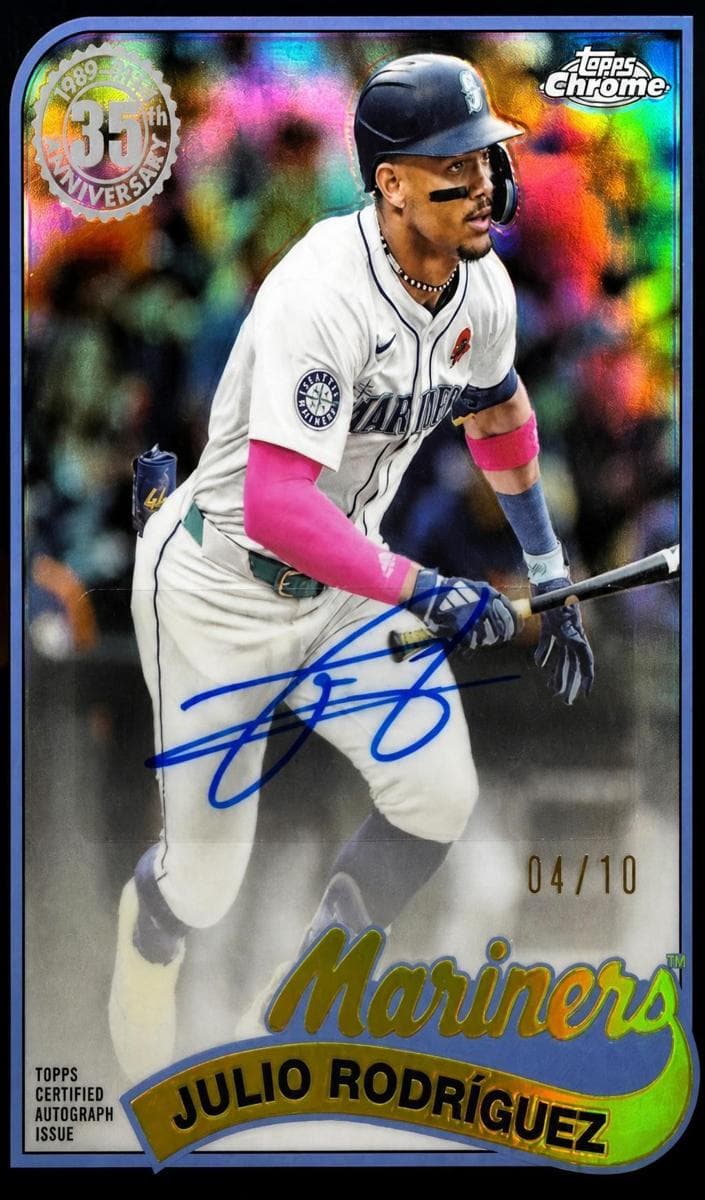 Julio Rodríguez 2024 topps Topps Chrome Update
