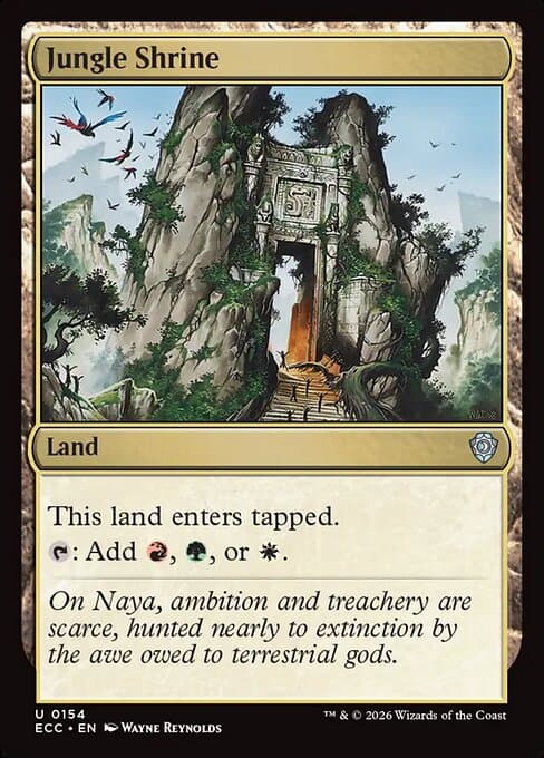 Jungle Shrine 2025 Magic: The Gathering Final Fantasy Commander