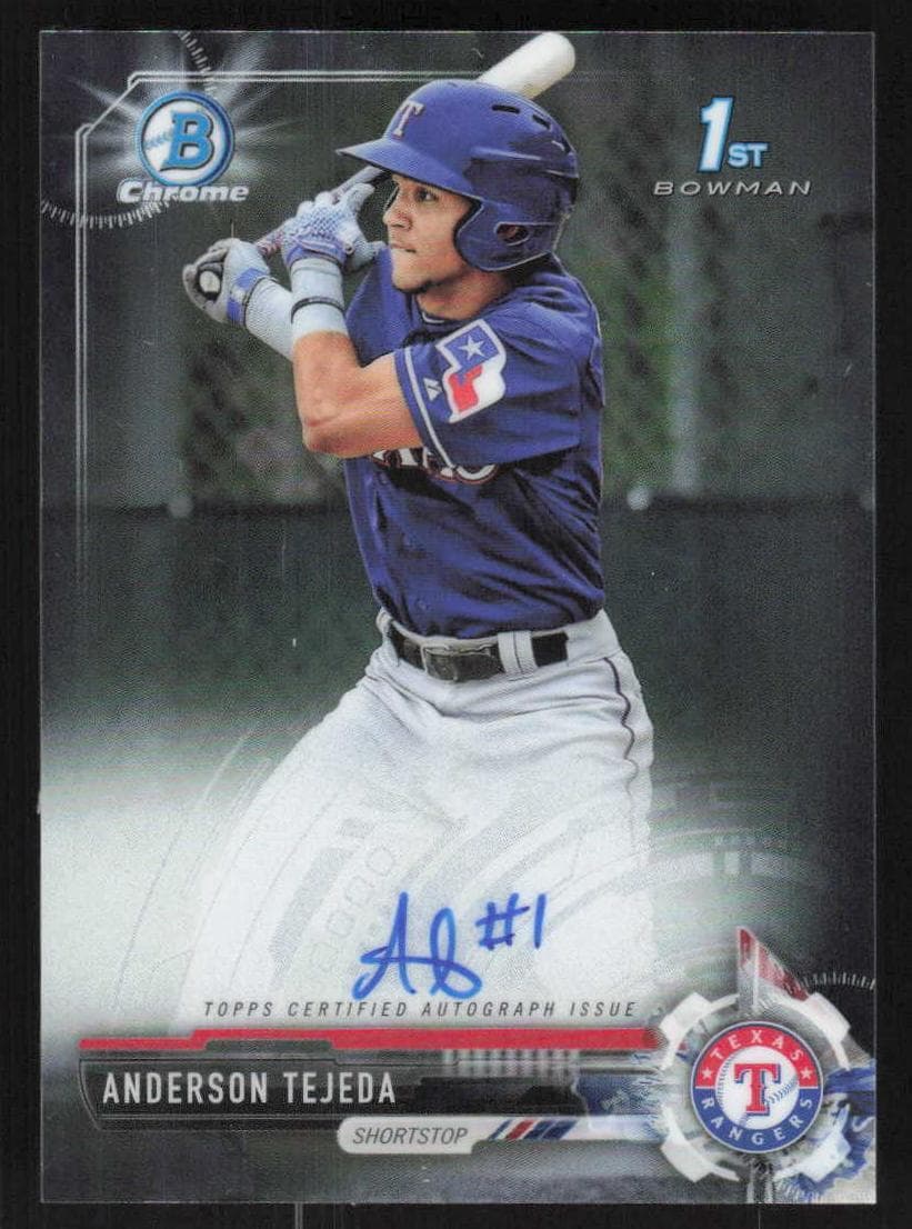 Anderson Tejeda 2017 bowman Bowman Chrome
