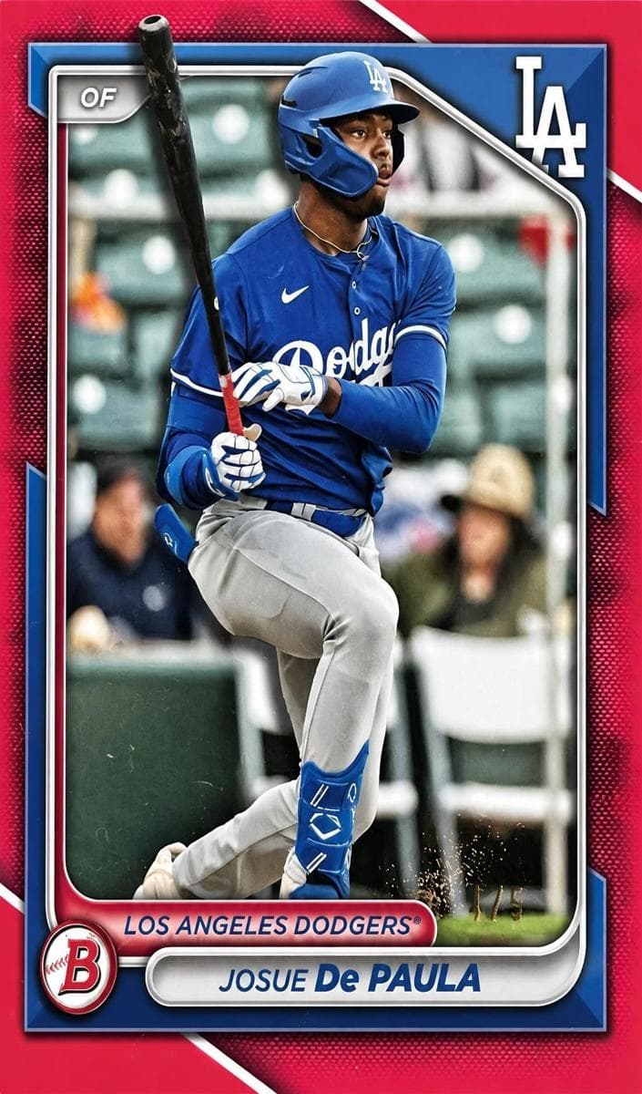 Josue De Paula 2024 bowman Bowman Draft