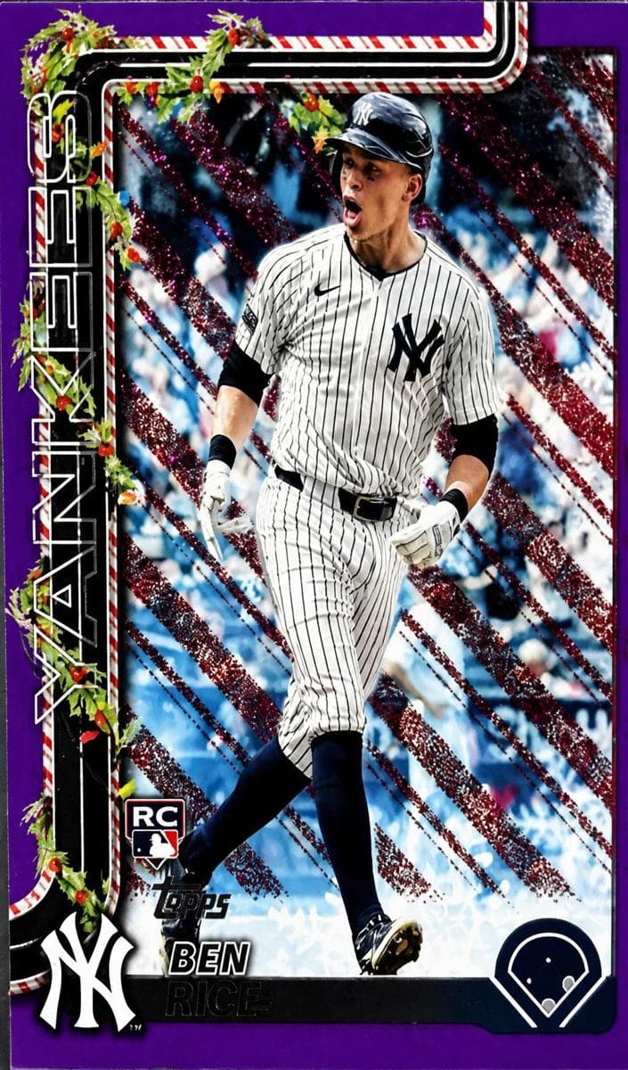 Ben Rice 2025 topps Topps Holiday