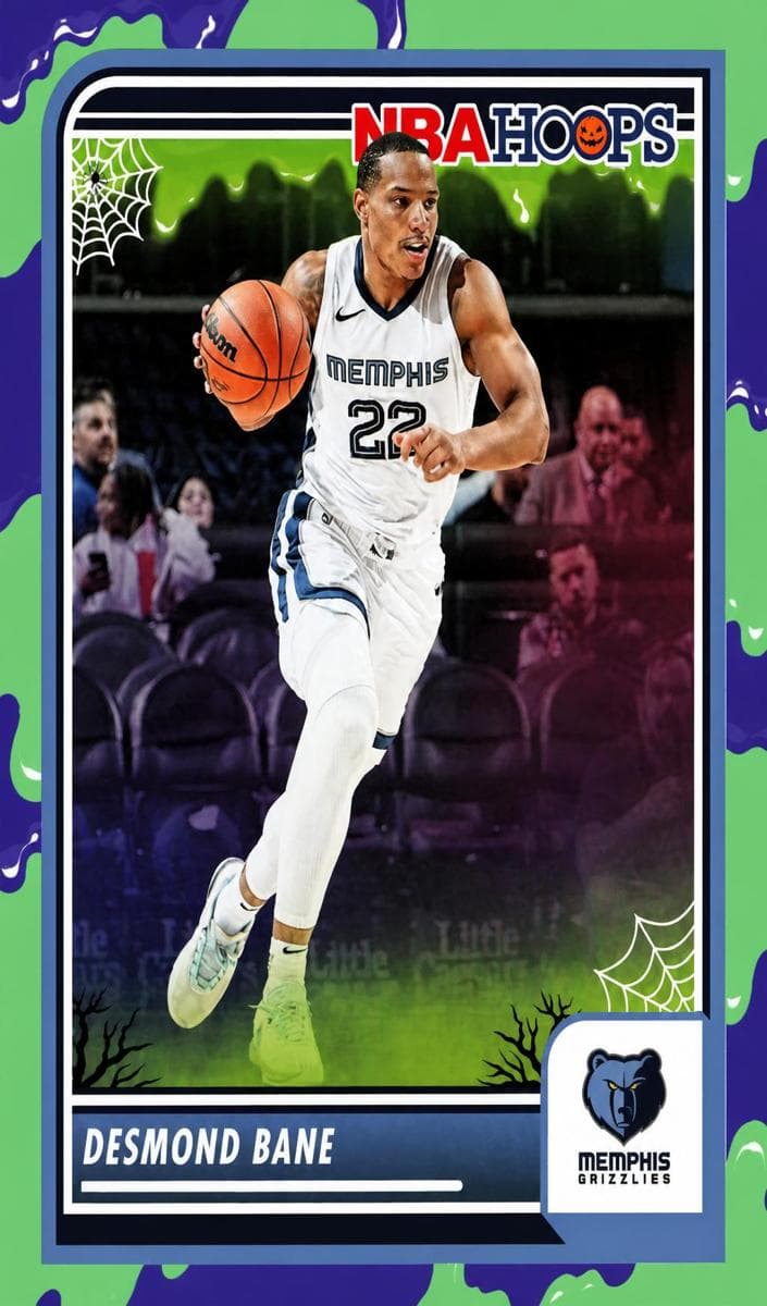 Desmond Bane 2023 panini Hoops Haunted Hoops