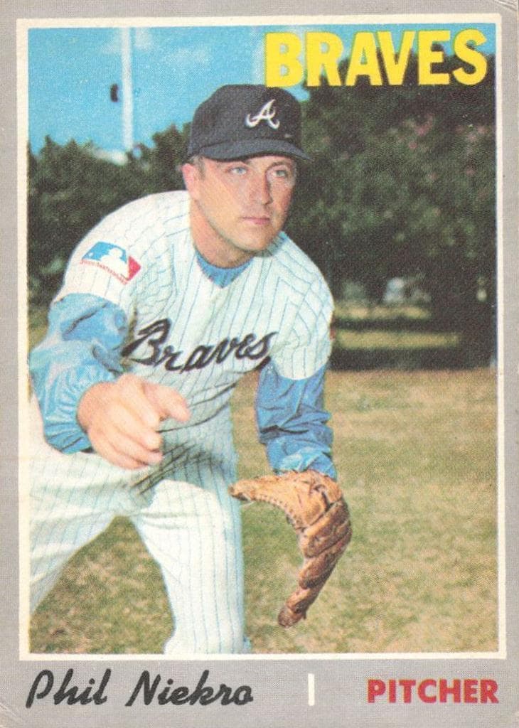 Phil Niekro 1970 topps O-Pee-Chee