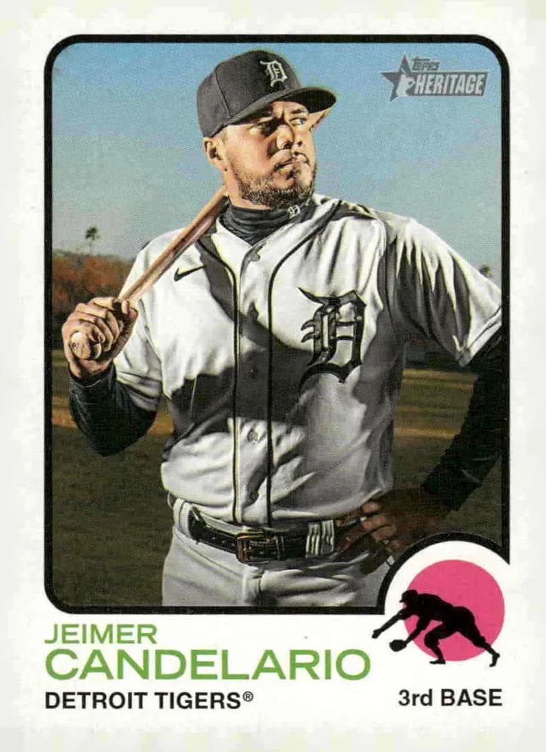 Jeimer Candelario 2022 topps Topps Heritage