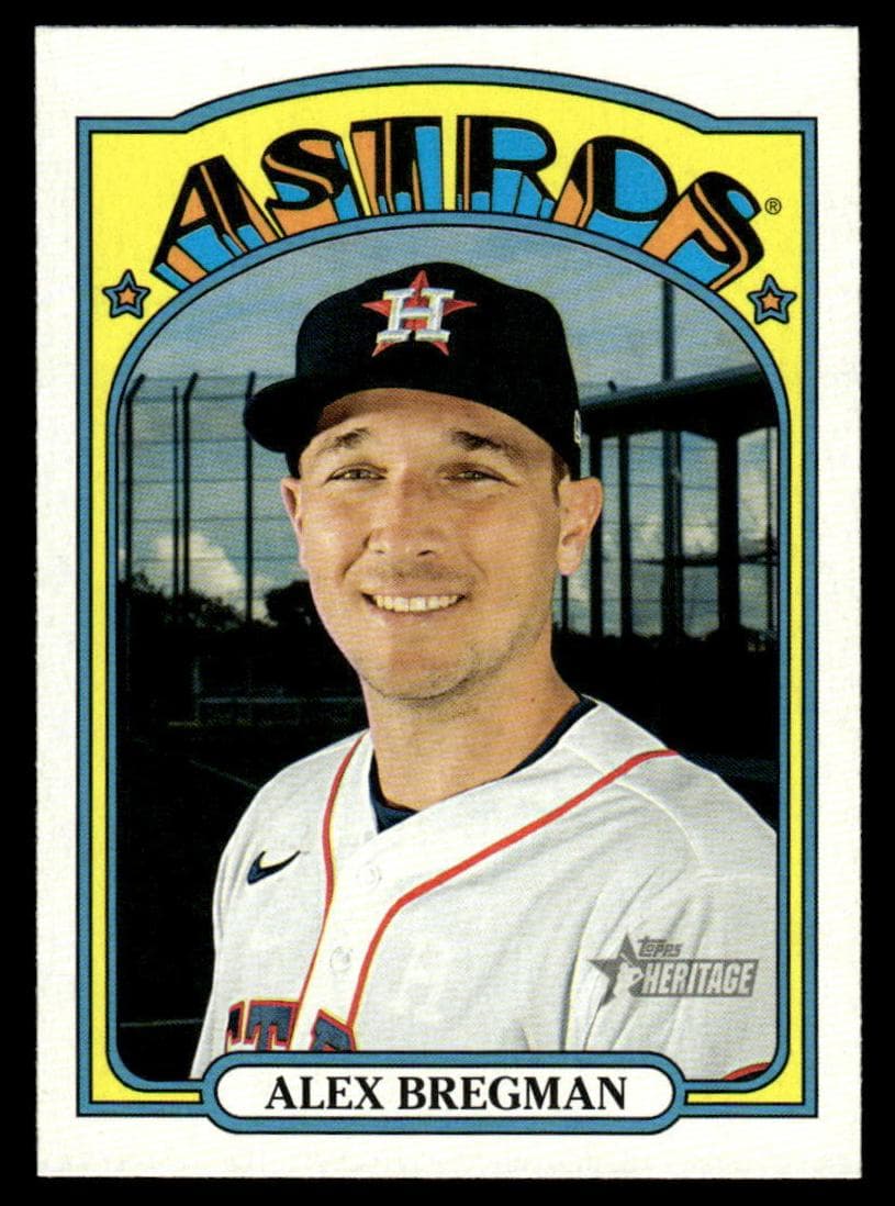 Alex Bregman 2021 topps Topps Heritage
