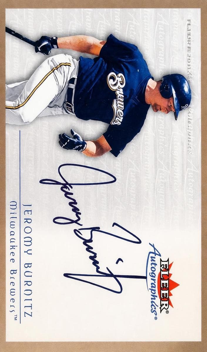 Jeromy Burnitz 2001 fleer