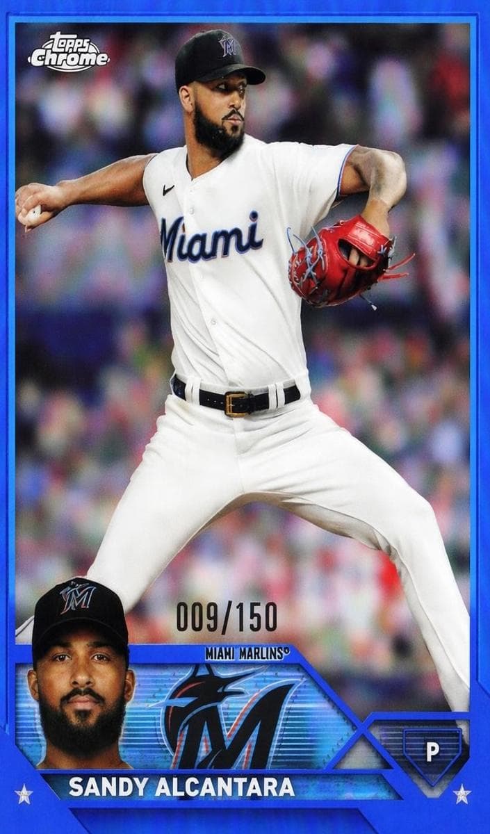 Sandy Alcantara 2023 topps Topps Chrome