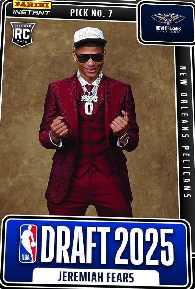 Jeremiah Fears 2025 Panini 2025 Panini