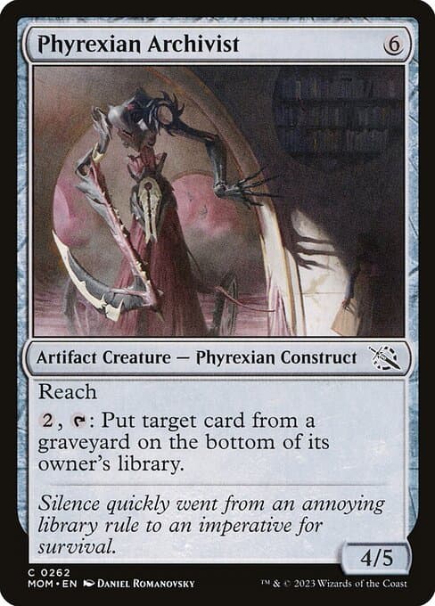 Phyrexian Archivist 2023 Magic: The Gathering