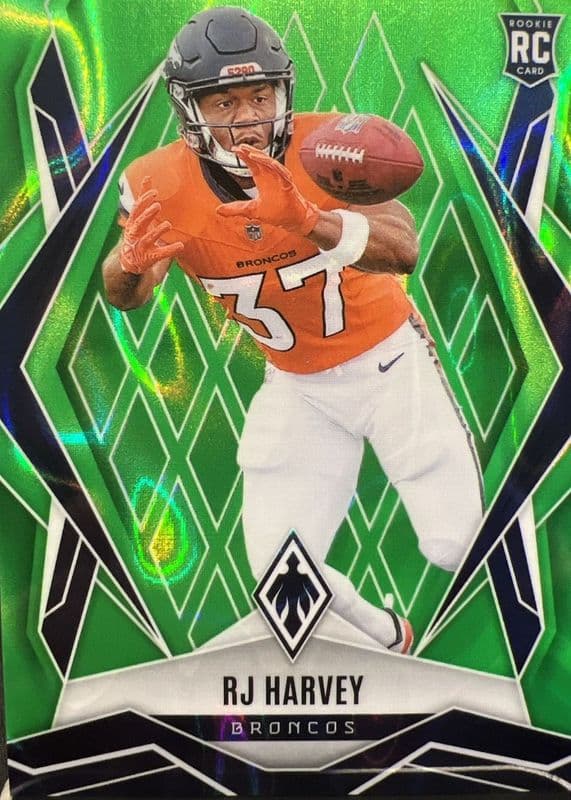 RJ Harvey 2025 panini Phoenix Lime Green Pyramids
