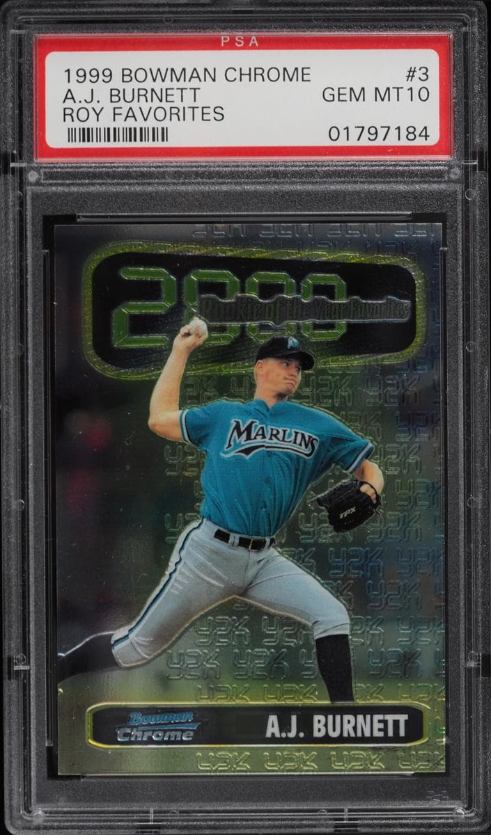 A.J. Burnett 1999 bowman Bowman