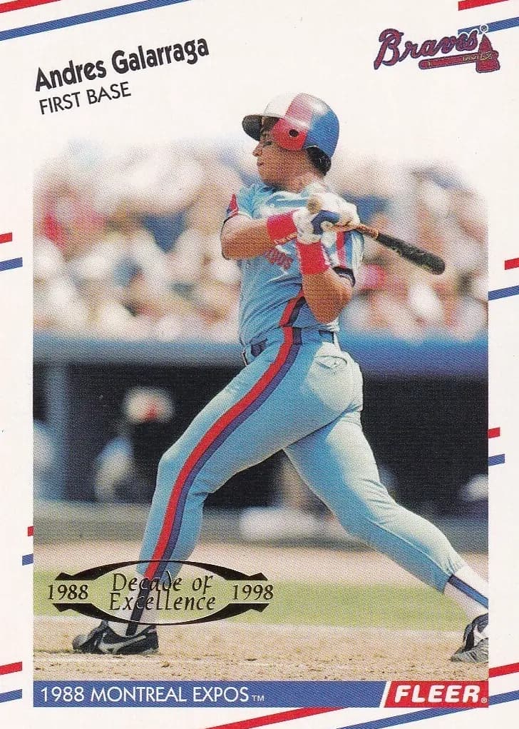 Andres Galarraga 1998 fleer Tradition