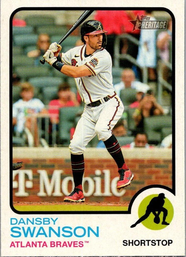 Dansby Swanson 2022 topps Topps Heritage