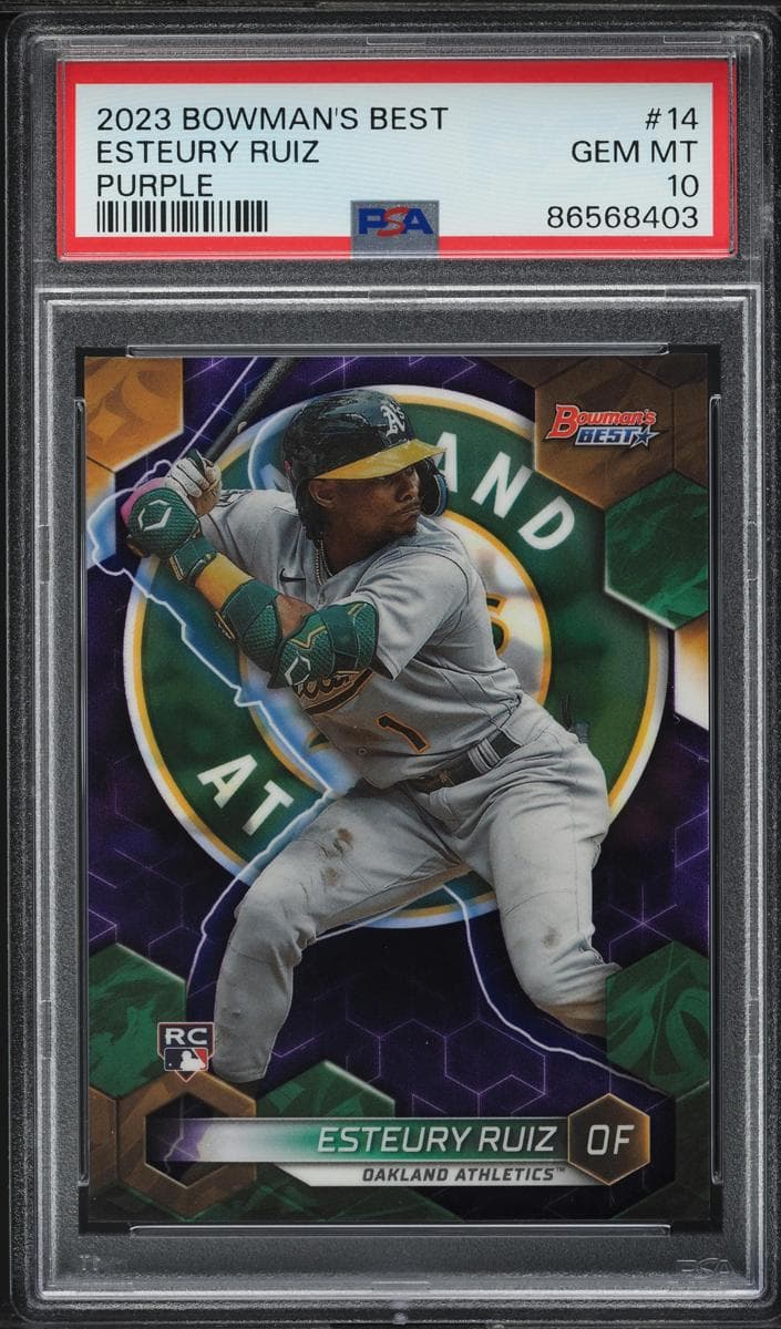 Esteury Ruiz 2023 bowman Bowman's Best