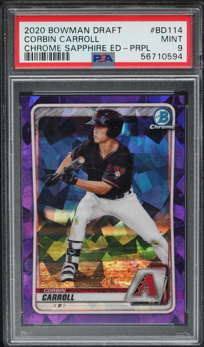 Corbin Carroll 2020 bowman Bowman Draft
