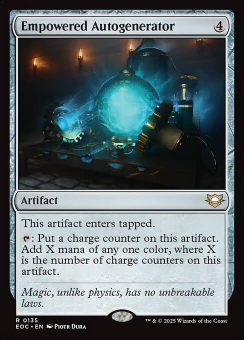 Empowered Autogenerator 2019 Magic: The Gathering Commander 2019