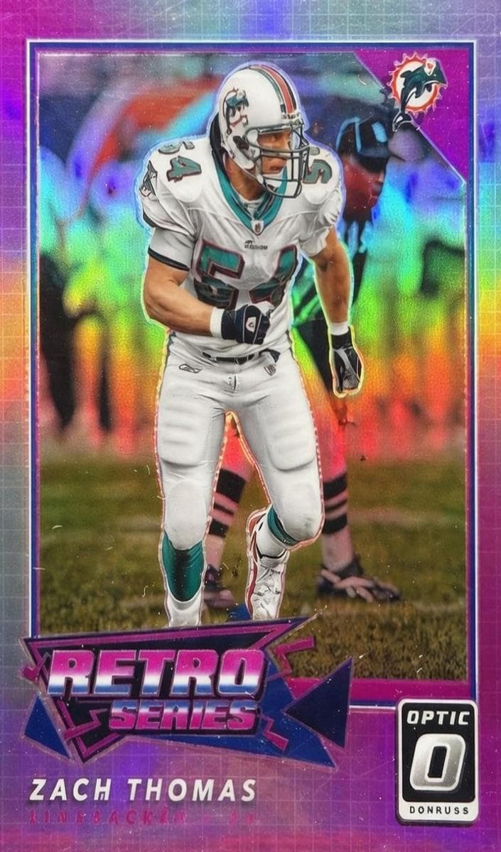 Zach Thomas 2022 panini Donruss Optic