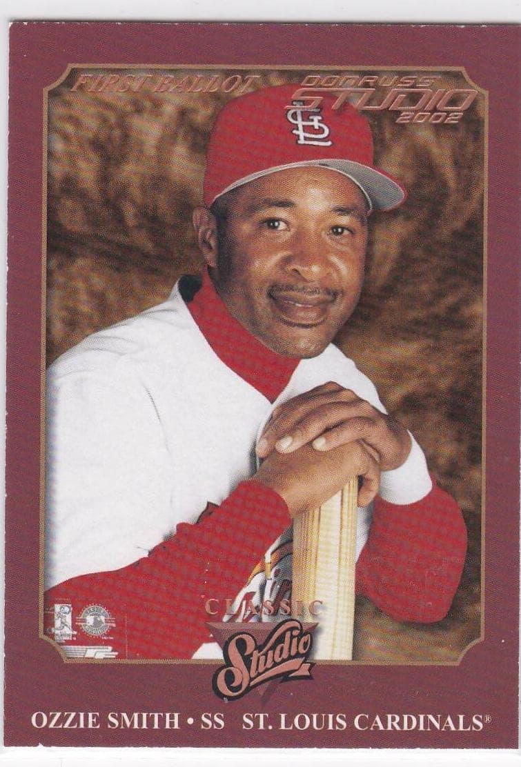 Ozzie Smith trading card